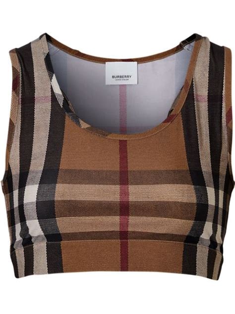 women burberry crop top|Burberry tank tops women's.